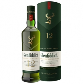 glenfiddich 12 year old single malt scotch whisky - 70cl