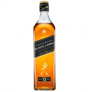 johnnie walker black label blended scotch whisky - 70cl